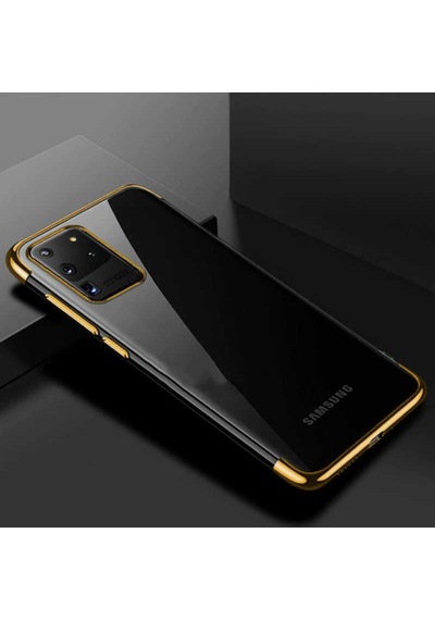 Galaxy S20 Ultra Köseleri Renkli Kamera Korumali Seffaf Kilif 417267120