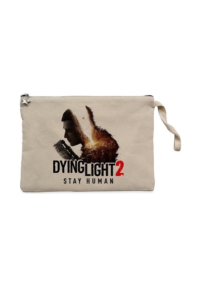 Dying Light Stay Human Krem Clutch Astarlı Cüzdan / El Çantası Krem