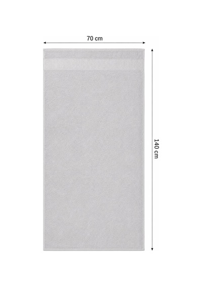 Bath Serisi Gri Renk Premium Yumuşacık Sıkı Dokuma Banyo-vücut Havlusu 70x140 Cm Gri - 909138199 Gri