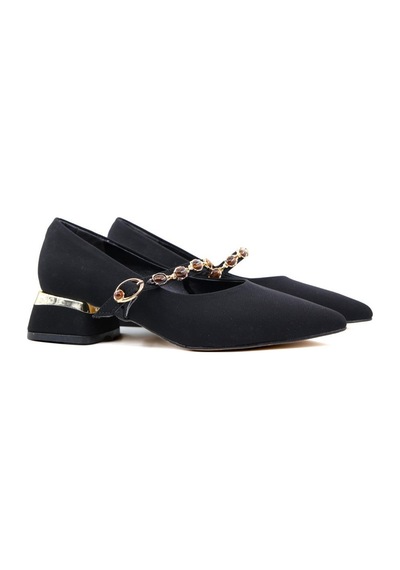 Feles 077-258-107 Siyah Kadın Günlük Ayakkabı