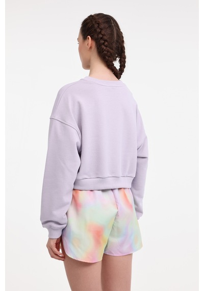 Lotto W-sally C Neck Sweat 5fx Açık Lila Kadın Sweatshirt Mor