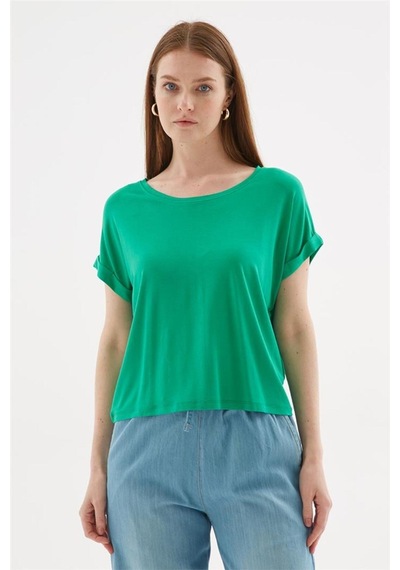 Fashion Friends Fashıon Frıends Kadın Bisiklet Yaka Bluz 25y0519k1 Ekru