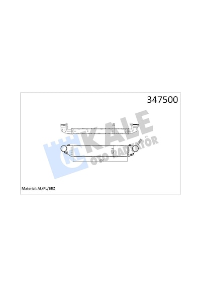 Kale 347500 Turbo Radyatörü Intercooler - Mercedes C-class 2001-2002 C 230 Kompressor 2035000600 - 2035000000 - A2035000000 - A2035000600 - 2035000400 - A2035000400 Kale 347500 Turbo Radyatörü Intercooler - Mercedes C-class 2001-2002 C 230 Kompressor 2035000600 - 2035000000 - A2035000000 - A2035000600 - 2035000400 - A2035000400