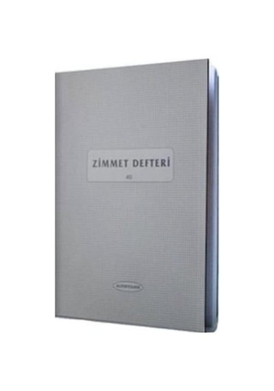 Zimmet Evrak Defteri 40 Yaprak Karton Kapak