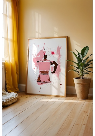 Minimal Mutfak Ruhunu Yansıtan Ahşap Çerçeveli Poster 54