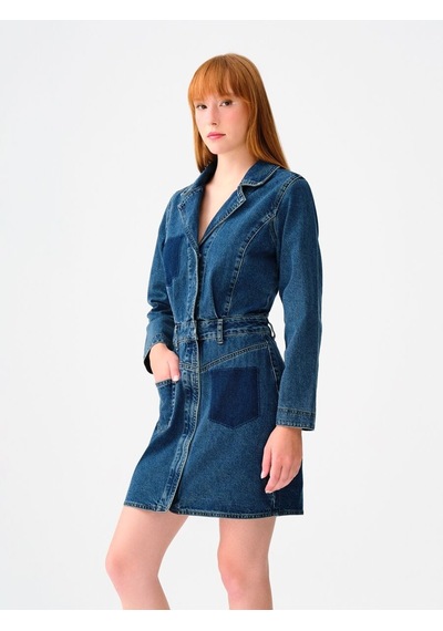 LOFT Slim Fit Kadın Elbise Lf2037322 Q1.v1 Denim