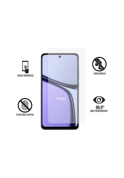 Realme C65 Ekran Koruyucu Mat Parmak İzi Bırakmaz Şeffaf