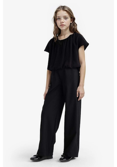 Defacto Kız Çocuk Wide Leg Geniş Paça Pantolon F2257a825aubk27 Siyah