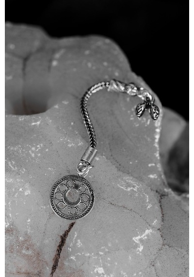 Encili Silver 925 Ayar Gümüş Ay Yıldız Tesbih Püskülü Encili Silver 925 Ayar Gümüş Ay Yıldız Tesbih Püskülü