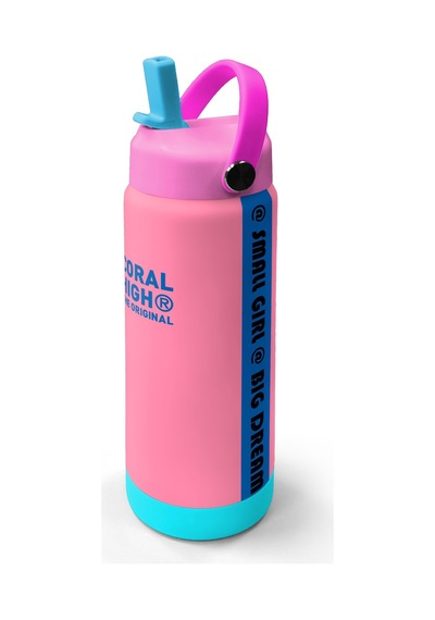 Coral High Pembe Katlanır Ağızlıklı Çelik Termos 650 Ml 38353 Papatya
