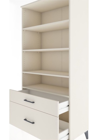 Hyperion Dolap 4 Raflı 2 Çekmeceli 88x44x182 Aytaşı-aytaşı Aytaşı