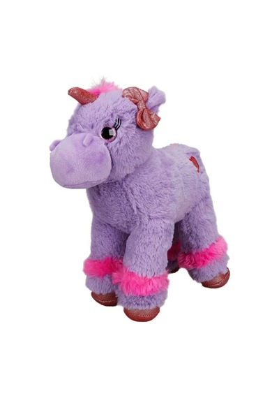 Mey İthalat Unicorn Renkli Peluş At 28 Cm. Mor