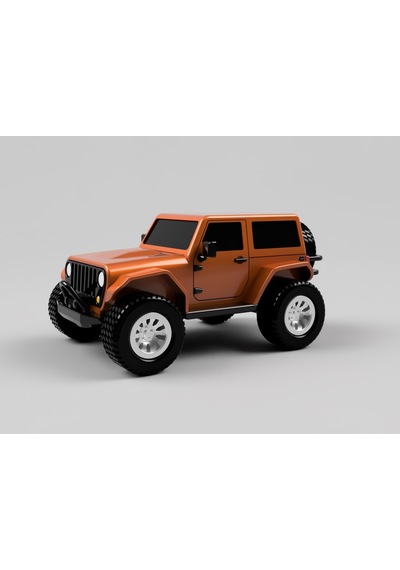 2 Kapılı Jeep Wrangler Tamamen Yazdırılabilir