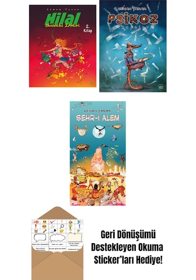 Hilal 2. Kitap Okuldaki Zebani + Psikoz Hikayeleri + Şehr-i Alem