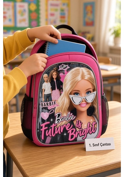 Barbie İlkokul Sırt Çantası 40x27x15 Cm Çok Renkli