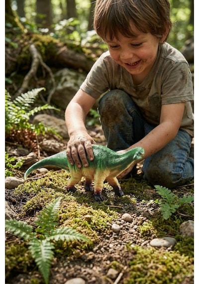 Apatosaurus Dinozor Oyuncak Figür - Orta Boy Eğitici Hayvan Figürü 20 Cm Hayvanlar