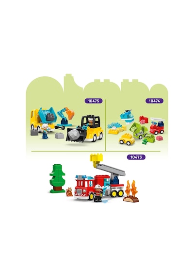 LEGO® DUPLO® İlk 3'ü 1 Arada Yaratıcı Sevimli Hayvanlar 10477 - 1.5 Yaş Üzeri için 8 Seçenek İçeren Oyuncak Yapım Seti (24 Parça)