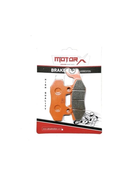 Cub 100 Motosiklet Çengelli Ön Fren Disk Balatası Turuncu