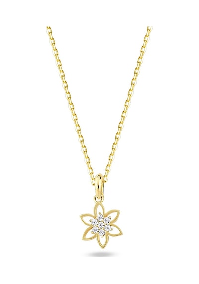 Goldkupe 14 Ayar Altın Taşlı Çiçek Kolye 1.7 Gr-5498