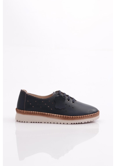 Dgn P57 Kadin Bağcikli Casual Ayakkabi P57-1512-R1078 Lacivert