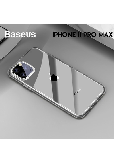 Baseus Simplicity Series Apple Uyumlu iPhone 11 Pro Max 6.5 Kilif Seffaf Gel 471187533