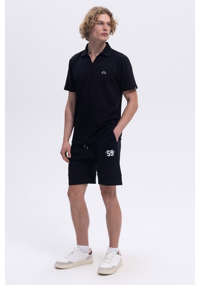 Ellesse Erkek Polo Yaka T Shirt Em1461-bk Siyah Siyah