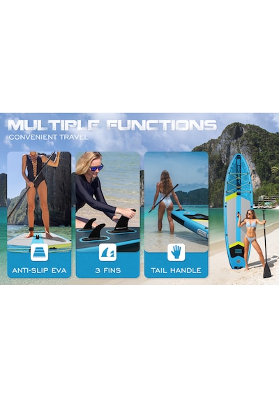 Air Power 11'6" 351x89x15 Cm Şişme Paddle Board Sup Seti 210 Kg