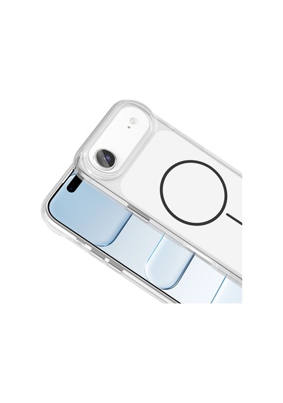 Nihcase Apple Uyumlu iPhone 17 Air Kılıf İkonik Metal Tuşlu Manyetik Şarj Kapak