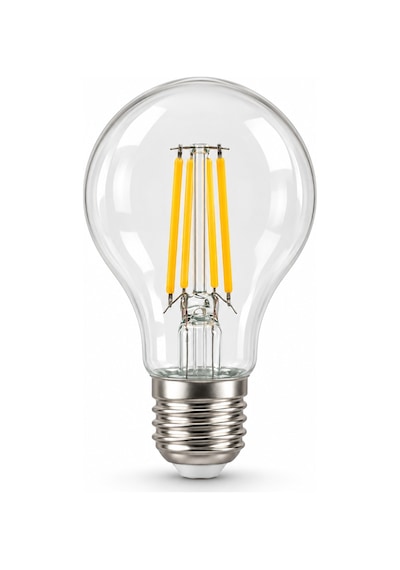 A60 Dimmerli Rustik Gün Işığı 2200k Amber Led Ampul Filament E27 Duylu Filamanlı Edison Ampül 1 Ad