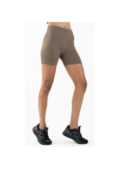 Maraton Active Slimfit Kadın Şort Koşu Kakao Şort 22281-kakao