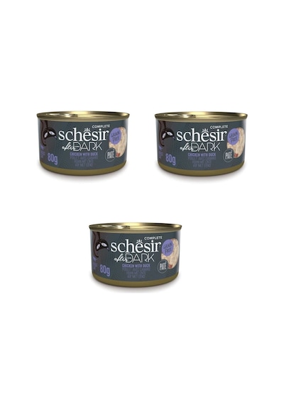 Schesir After Dark Pate Tavuklu Ve Ördekli Konserve 80 Gr. X 3 Adet