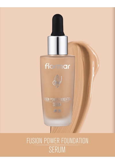 Flormar Fusion Power Serum Fondöten SPF20 010 Porcelain
