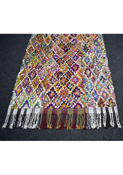 Zehra Abla Halı El Dokuma Otantik Reyhanlı Adana Tülü Yün Kilim 7083 Çok Renkli