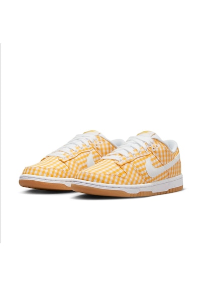 Nike Dunk Low Yellow Gingham Dz2777-700 Kadın Günlük Spor Ayakkabı Sarı