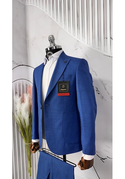Dupont Classics Dupont Erkek Slim Fit 6 Drop Sivri Yaka Torba Cep Çift Yırtmaç Takım Elbise Parlement Dupont Classics Dupont Erkek Slim Fit 6 Drop Sivri Yaka Torba Cep Çift Yırtmaç Takım Elbise Parlement