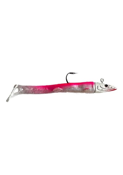 Naniwaosakashi V8 Jig Series 8cm 5.5gr Silikon Yem 3+5 Glow Pink Glitter