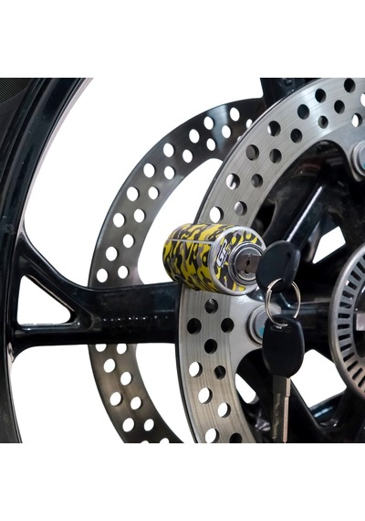 GP Kompozit Universal Motosiklet Disk Kilidi Kamuflaj