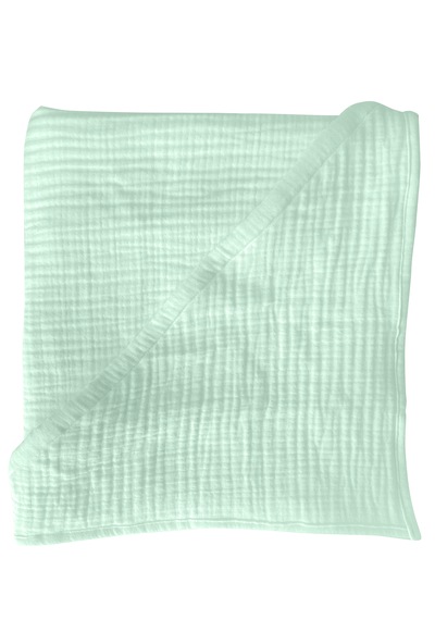 Joyous Mom Kids Organik Muslin Banyo Kese Ve Havlu Seti Mint
