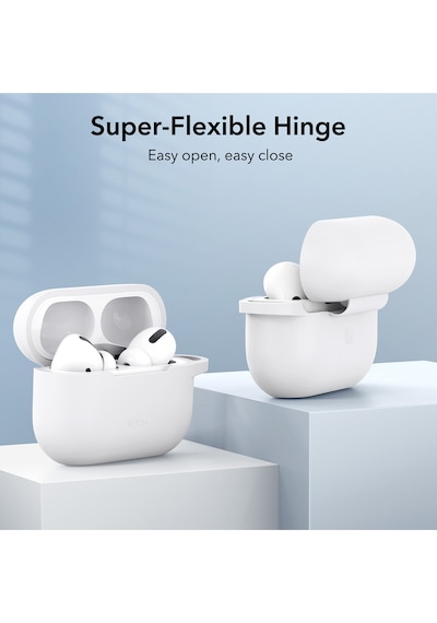 Apple AirPods Uyumlu Pro / Pro 2 Bounce Carrying Kılıf Beyaz