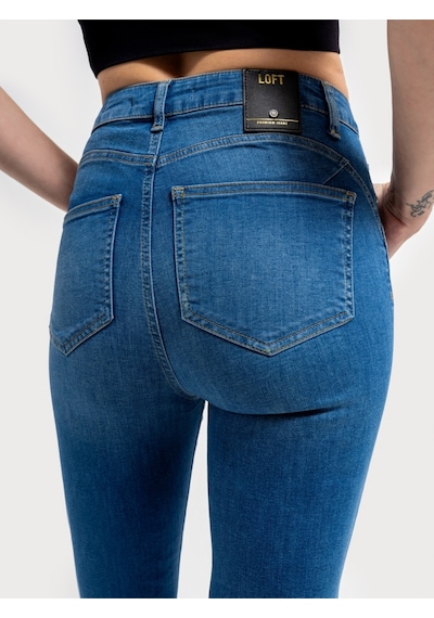 Flare Regular Fit Kadın Pantolon Denim
