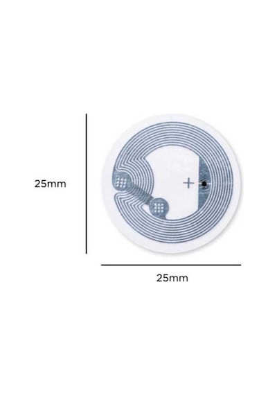 10 Adet Nfc Etiket Ntag213 25mm