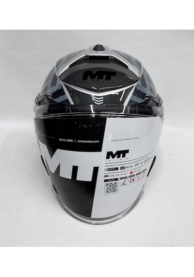 Mt Cosmo Arrow C2 Parlak Renk Güneş Vizörlü Yarım Kask Çok Renkli