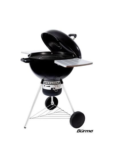 Partner 55.05 Black Masalı Profesyonel Kömürlü Barbekü - Mangal - Bbq Çok Renkli