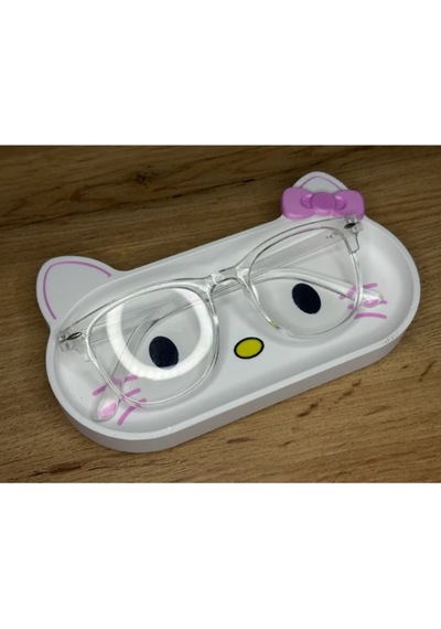 Hello Kitty Karakter Figür Tasarımlı Gözlük Tutucu Ve Çok Amaçlı Organizer