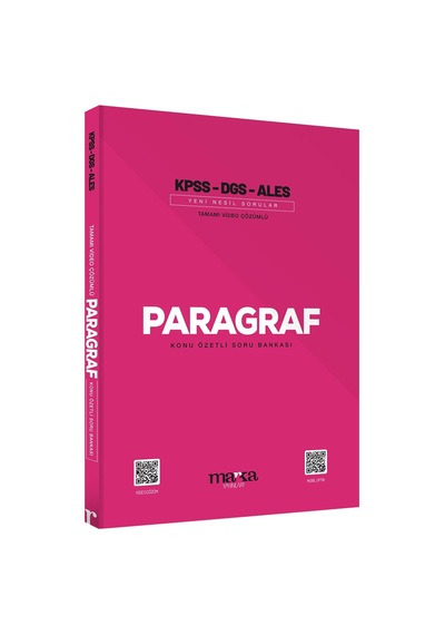 KPSS DGS ALES Paragraf Konu Özetli Yeni Nesil Tamamı Video Çözümlü Soru Bankası- Marka Yayınları