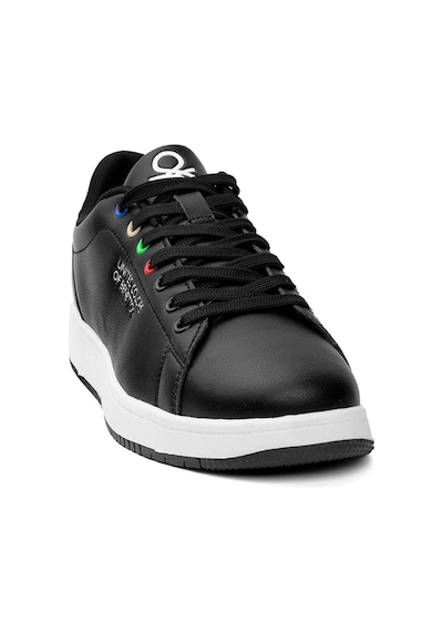 United Colors Of Benetton Benetton Bnı-10063 Erkek Klasik Sneaker Siyah - Beyaz-siyah - Beyaz Siyah - Beyaz