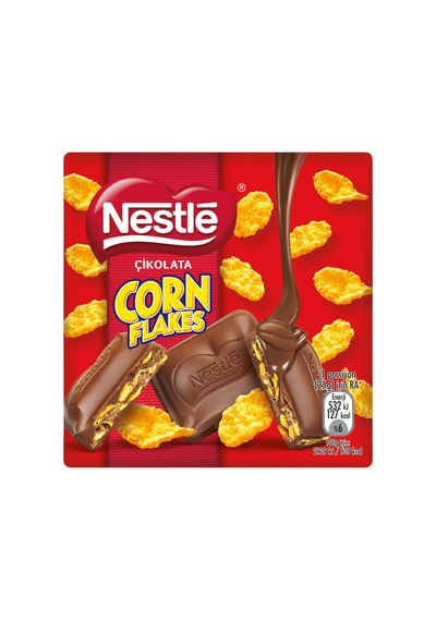 Nestlé Kare Çikolata 60 G Corn Flakes - Çıtır Lezzet Tarı