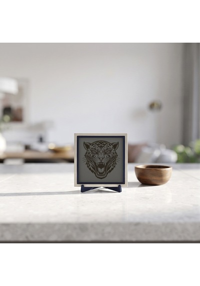 Modern Kaplan Tasarımlı Dekoratif Parça, Ev Ve Ofisiniz İçin Güçlü Bir Dokunuş 10x10 Cm