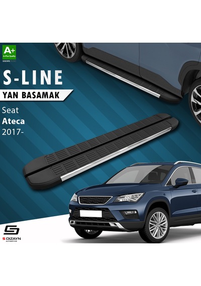 S-dizayn Seat Ateca S-line Krom Yan Basamak 173 Cm 2017 Üzeri