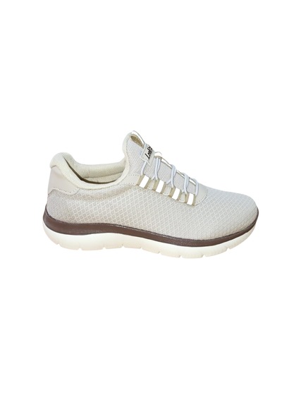 Look Life 26107 Unisex Bağcıksız Günlük Sneaker Ayakkabı Bej